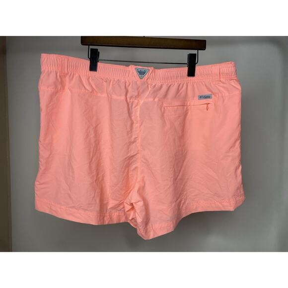 Columbia Women’s Plus 2X Backcast Water Shorts Orange UPF 50 Omni-Shade PFG - Picture 3 of 9